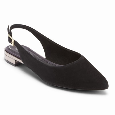 Flats Rockport Total Motion Adelyn Slingback Mulher Pretas PT-78903